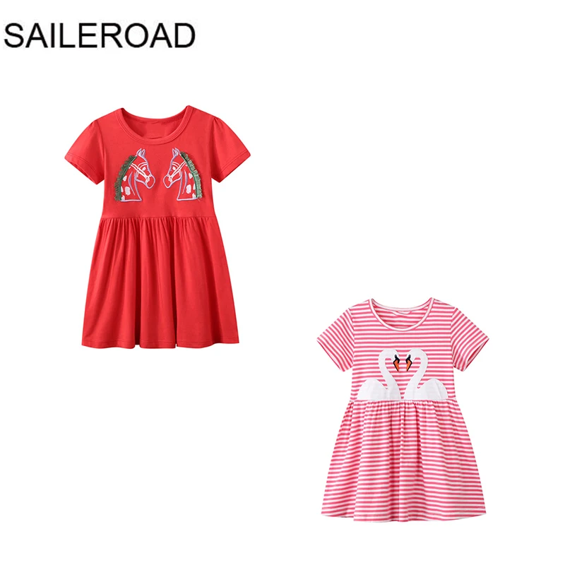 SAILEROAD 2 Шт. Звезда Блестками Лето Новорожденных Девочек Одежда Животных