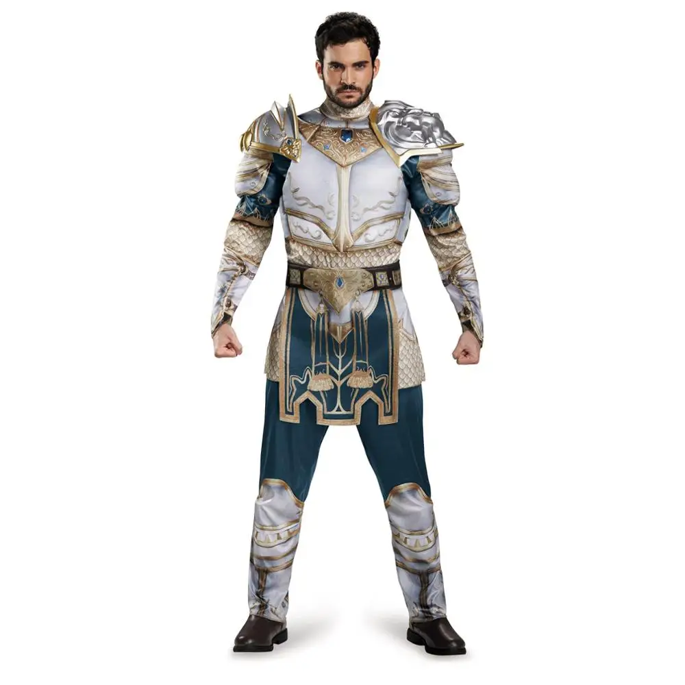 Snailify WOW косплей персонажа из фильма для мужчин Warcraft King Llane костюм мышц