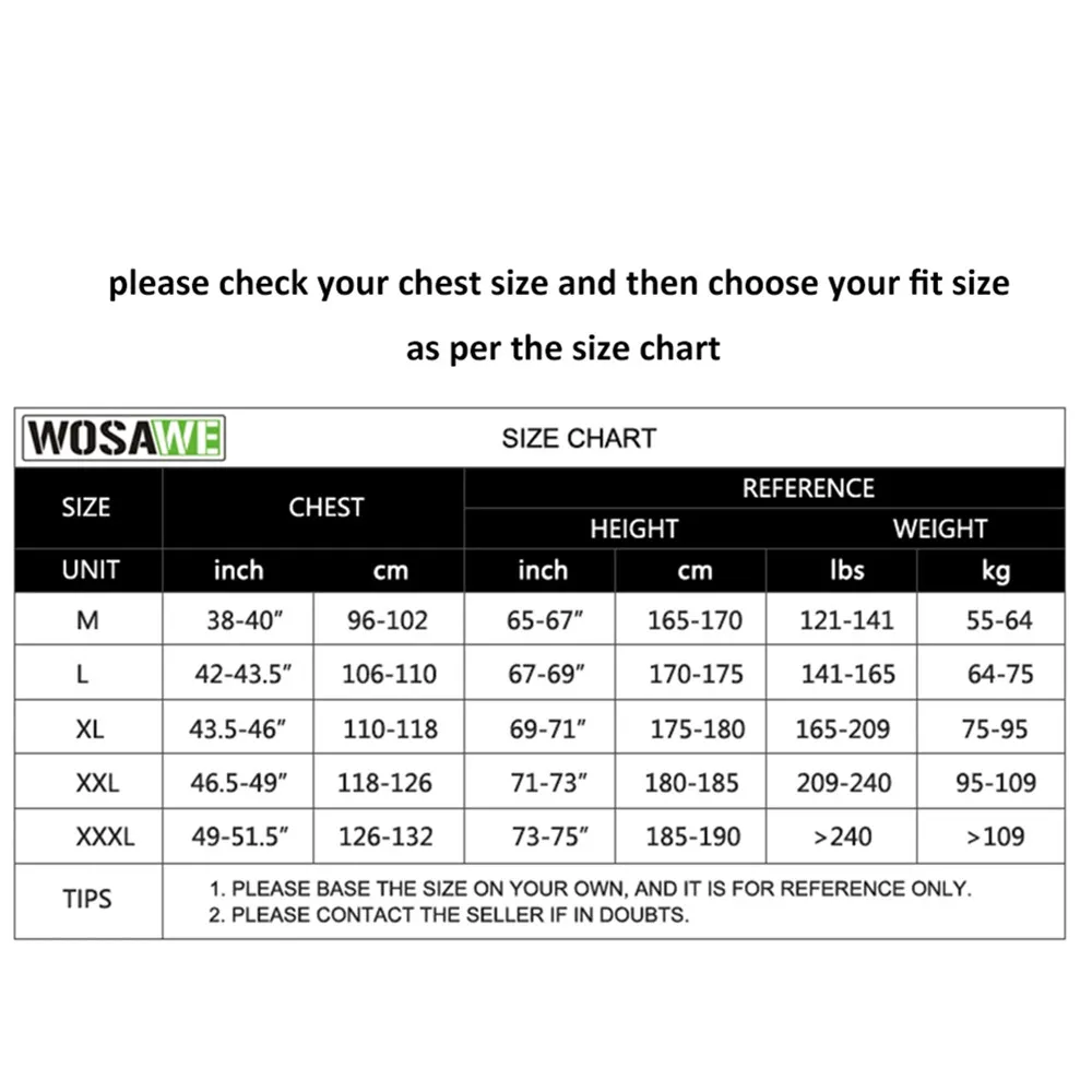 Велосипедные куртки WOSAWE светоотражающая ветрозащитная Мужская и женская одежда