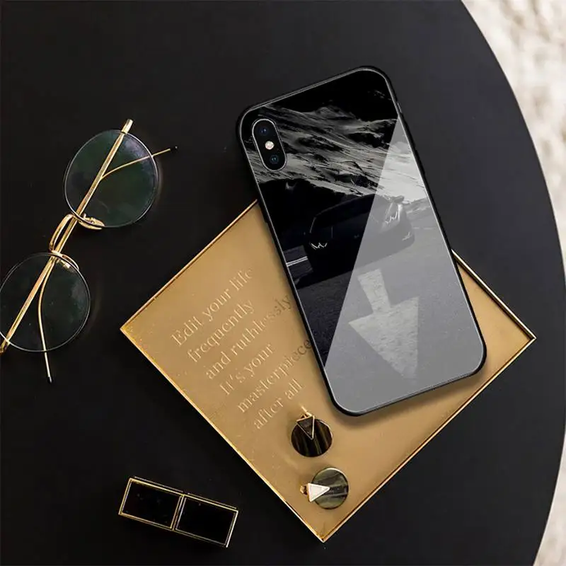 

Luxury Supercar Phone Case For Iphone 11 Pro XR XS MAX 8 X 7 6S 6 Plus Tempered Glass Cove Fundas