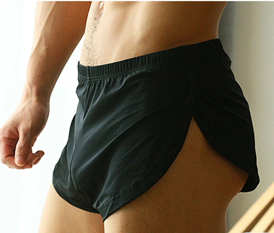 Мужские ледяные шелковые крутые брюки со стрелками бытовые повседневные