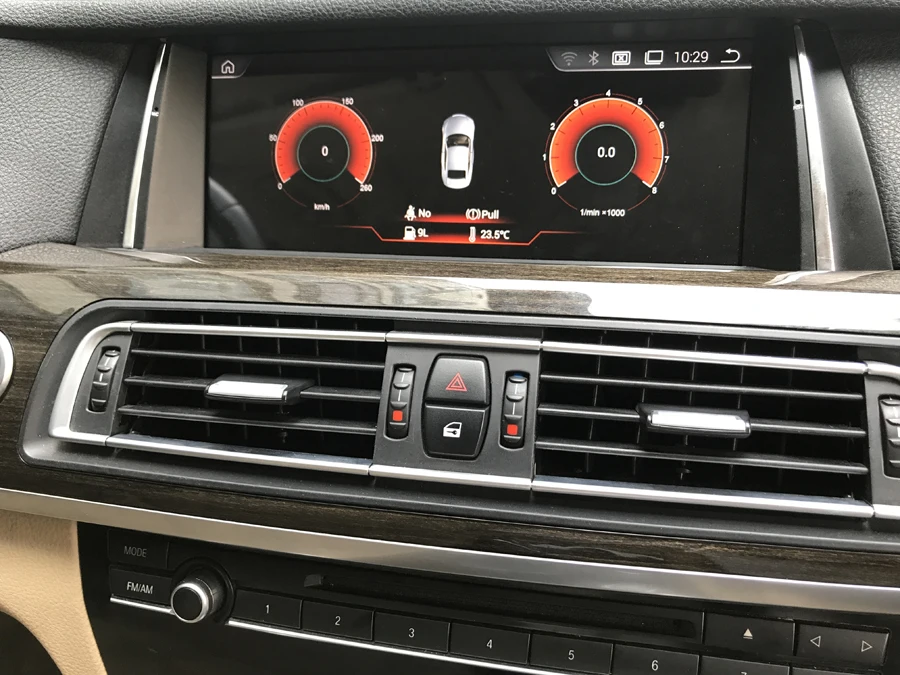 Автомобильный мультимедийный плеер 64 Гб ПЗУ Android 9 0 для BMW 7 серии F01 F02 CIC NBT экран 10
