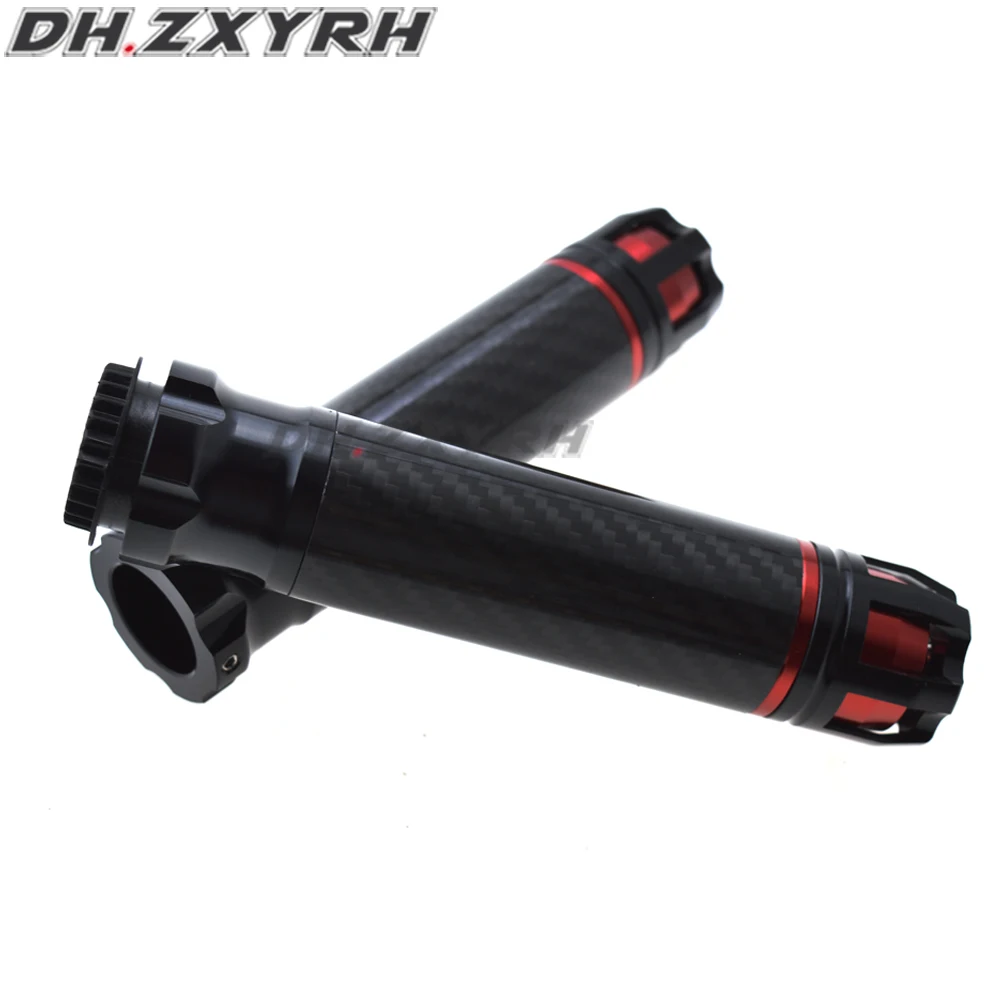 Руль мотоциклетный из углеродного волокна 7/8 дюйма 22 мм для Yamaha Suzuki Kawasaki Honda Benelli