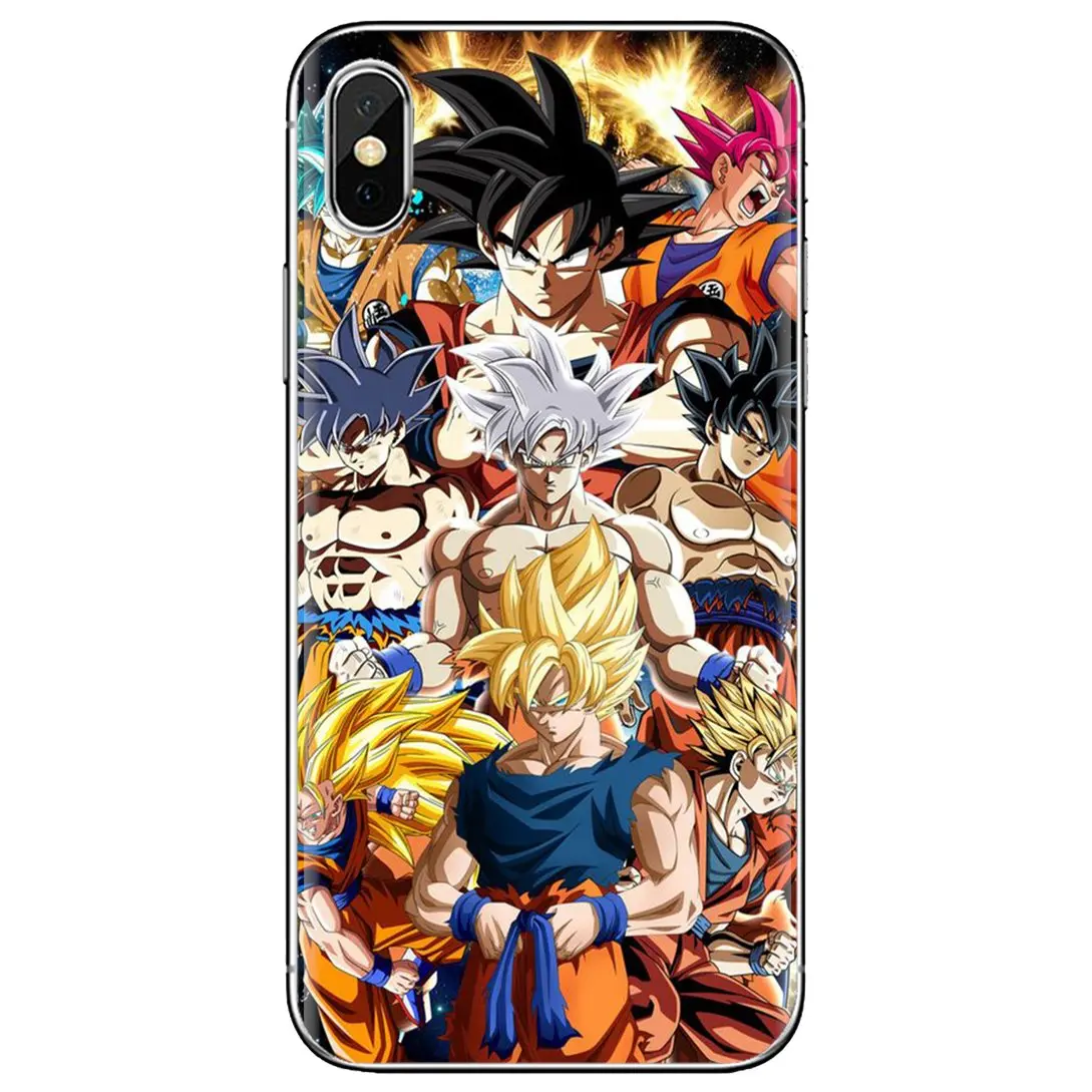 Чехол Z-Super-C-goku-Hot-Dragon-Ball для Samsung Galaxy S7 S8 S9 S10E S20 FE Note 10 20 Edge Lite Plus ультрамягкий ТПУ |