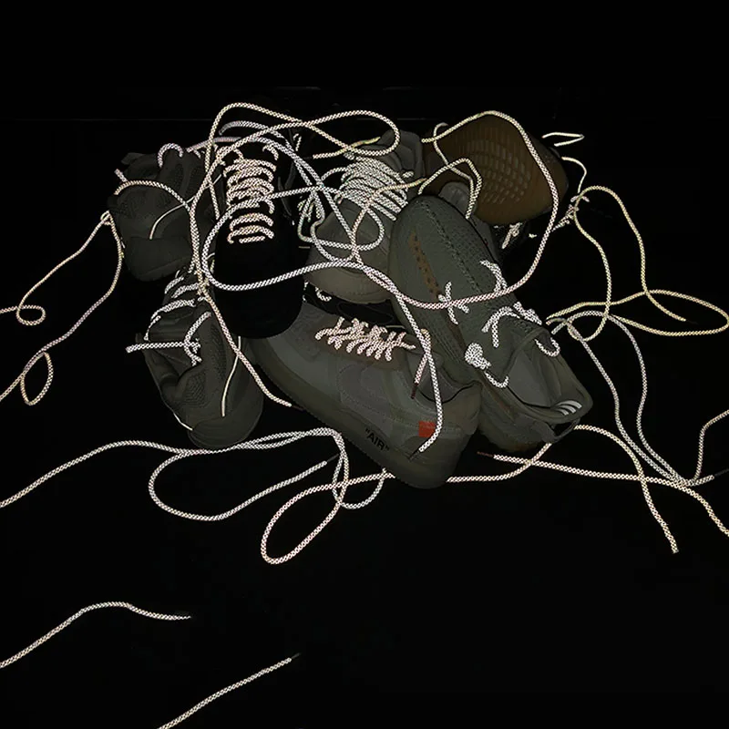 3M Cordones Redondos, шнурки для ботинок, кружевные светоотражающие шнурки, круглые шнурки Atacadores Gypsophila Lacets Pour Chaussure Illuminate