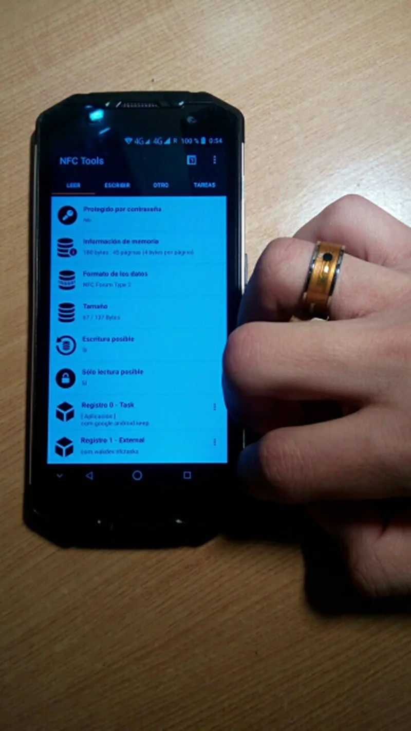 Фиолетовый чип смарт Кольцо Волшебный палец NFC Кольцо IC ID карта NFC телефон водонепроницаемый смарт цифровое кольцо
