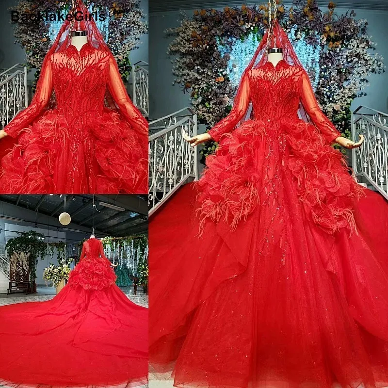 2020 свадебное платье с длинным рукавом ТРАПЕЦИЕВИДНОЕ атласное со шлейфом