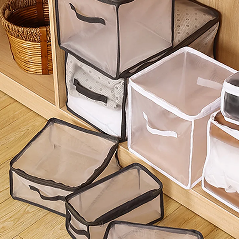 

Multi-Size Underwear Quilts Organizer Foldable Storage Box Closet Drawer Divider Big Capacity Wardrobe Clothes Organizing Boxes