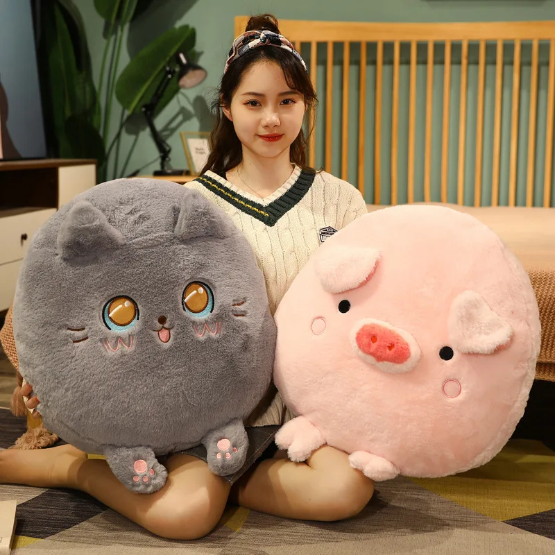 

Игрушка плюшевая в виде свиньи, кошки, кролика, 20/40/48 см