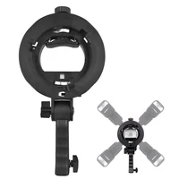 handheld grip s type bracket for bowens s mount holder for speedlite flash snoot softbox beauty dish honeycomb photography