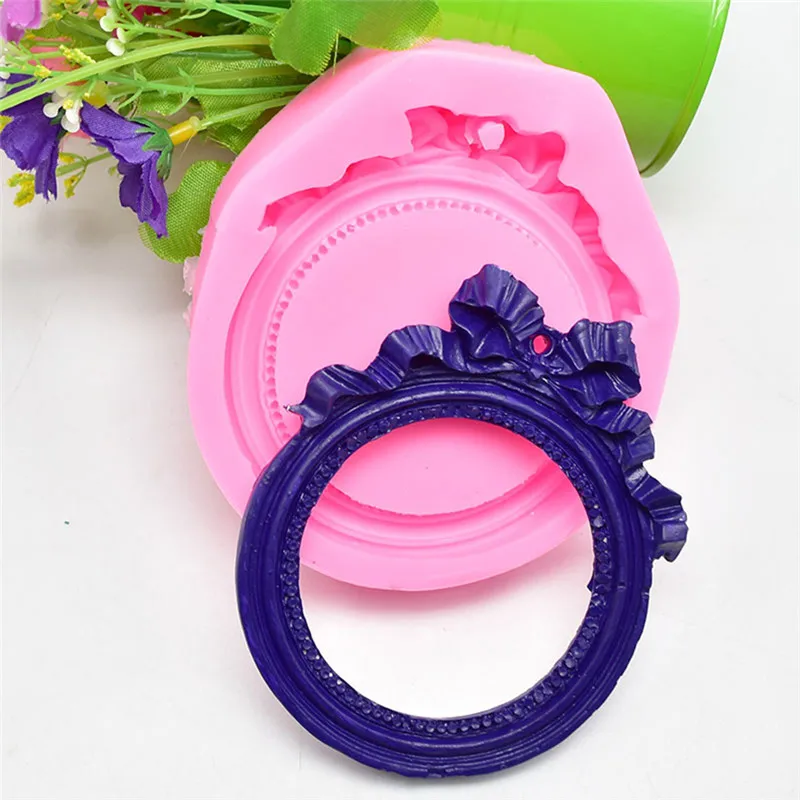 Силиконовая форма 3D Европейский зеркальный каркас формы Шоколадные конфеты