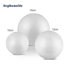 10 см 12 см 15 см шар из пенополистирола для моделирования, пенопласта, белый ремесленный шар для сделай сам, рождественские украшения для вечеринки, подарки, лидер продаж