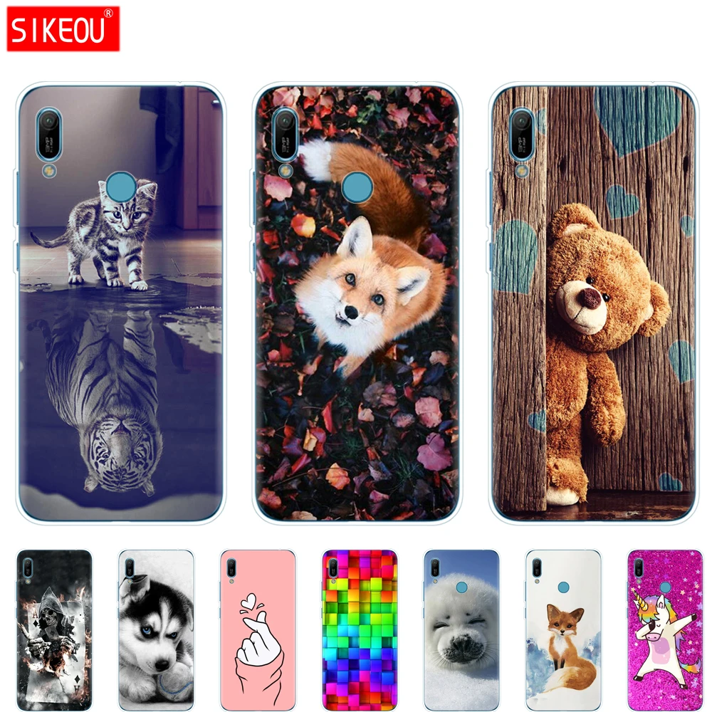 Силиконовый чехол для Huawei y6 2019 Y6 мягкий телефона из ТПУ Женский pro Y6Prime|Бамперы| |