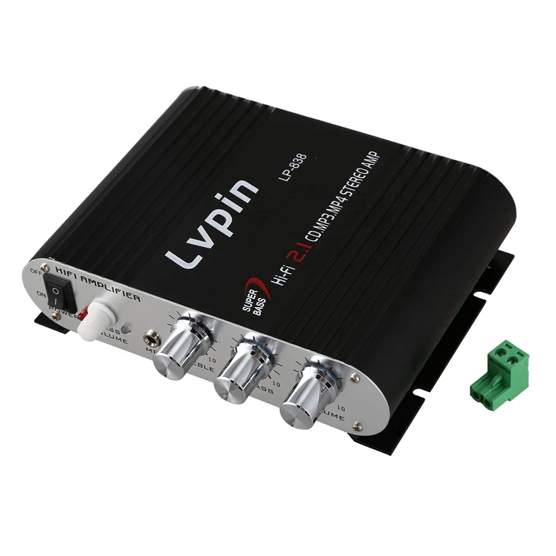 Top Deals 12V 200W Mini Car Radio Channels 2 House Super Bass Hi-Fi Stereo Amplifier MP3 Player | Электроника