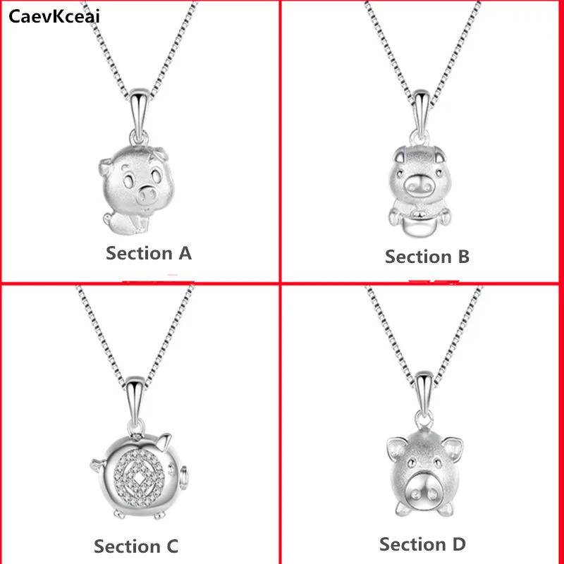 Каckceai Уникальные Подвески Великолепная свинка Летающий кулон ожерелье Новое