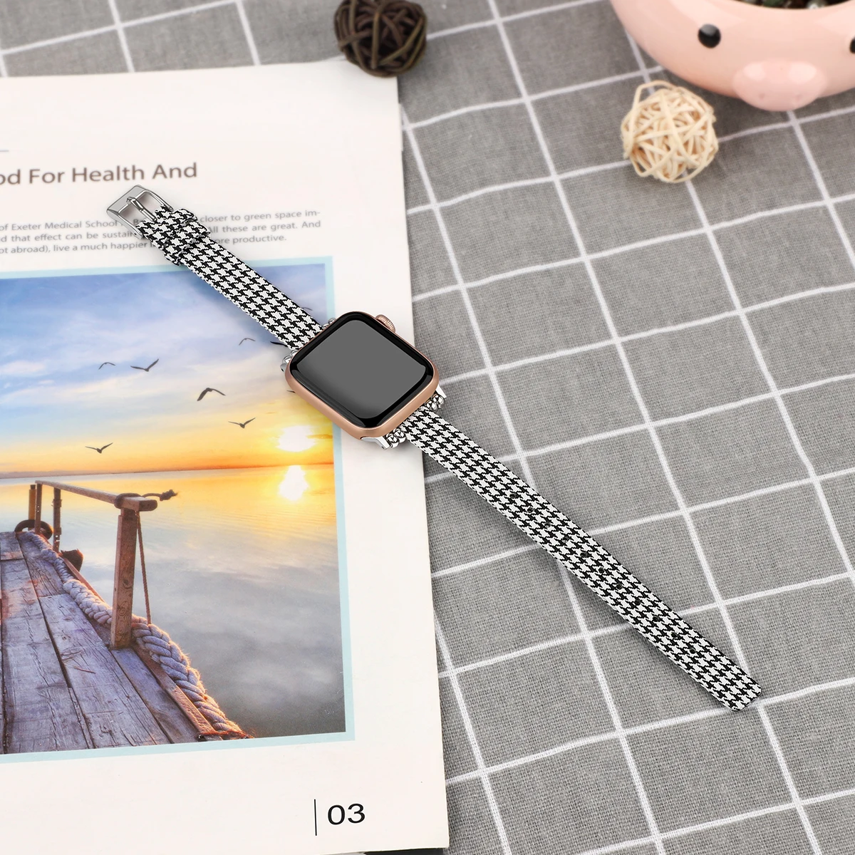 Холщовый ремешок для спортивных часов Apple Watch Band 38 мм 42 запасной браслет 4 band 40 44
