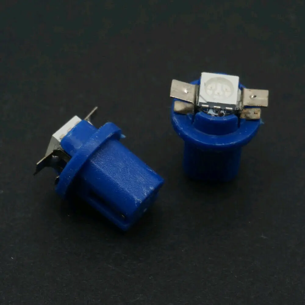 

10 шт., Сменные лампы для приборной панели, 12 В, T5 B8.5D 5050 SMD