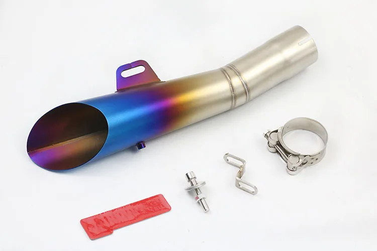 51 мм Универсальная выхлопная труба для мотоцикла YZF R6 R15 R1 XMAX300 GSX TMAX GSX250 AK Escape Moto HP GP