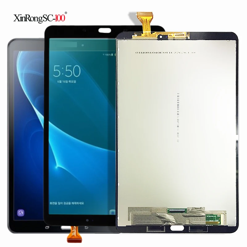 10 1 дюймов для samsung Galaxy Tab A SM T580 ЖК дисплей дигитайзер экран Сенсорная панель в
