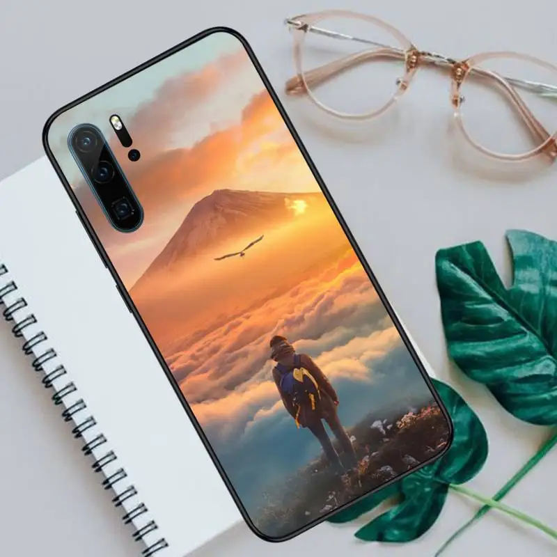 

Travel mountain Phone Cases For Huawei P40 P20 P30 lite Pro P Smart 2019 Mate 40 20 10 Lite Pro Nova 5t