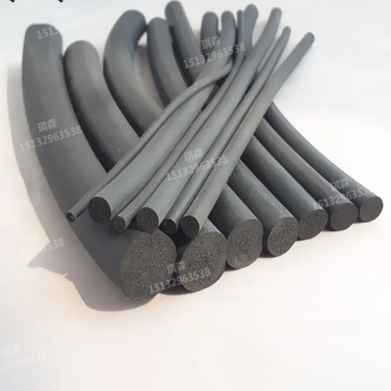 

5M epdm Black O Long Auto Door Seal Protector Car Door Rubber Foam Sealing Filler Strip Weatherstrip Round EPDM Rubber Foaming
