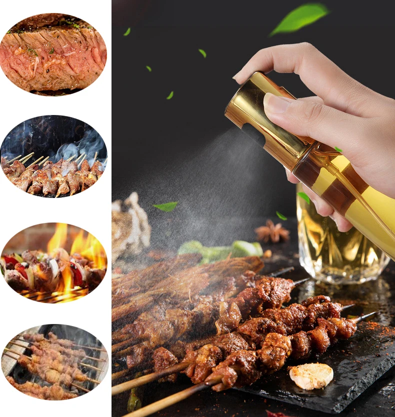 Бутылка-распылитель для масла выпечка барбекю оливковое масло уксус бутылки с