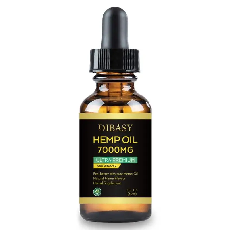 30ml Essential Oils Cbd Oil Organic Hemp Seed Extract Hemp Seed Oil Bio-active Drop For Pain Relief Reduce Sleep Anxiety 7000mg