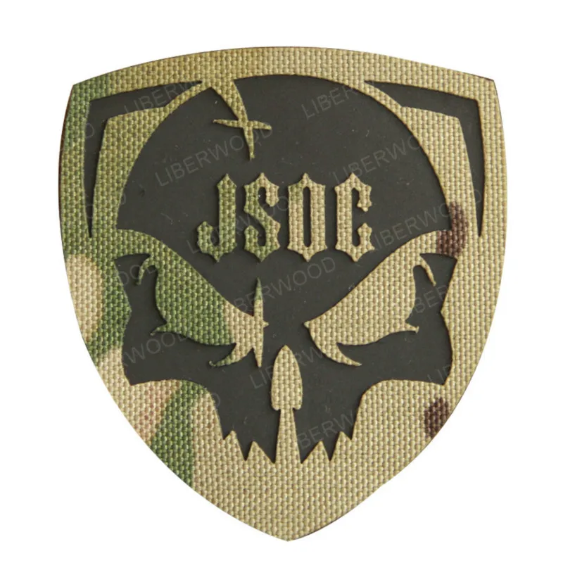 США JSOC инфракрасный отражающая вставка в стиле милитари с аппликацией на