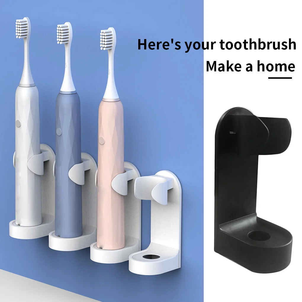 

Creative Electric Toothbrush Holder Wall-Mounted Traceless Stand Rack Toothbrush Organizer Space Saving Bathroom Accessories