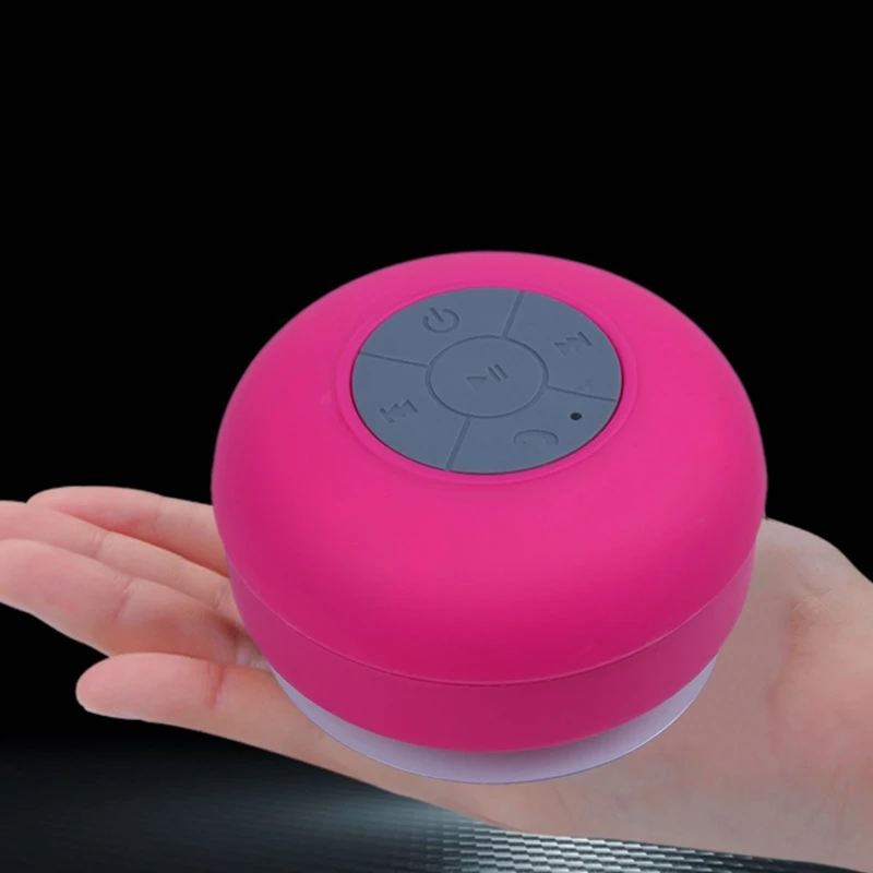 Bluetooth 3 0 jukebox водонепроницаемый динамик на присоске 10 м ABS Rosa|Портативные колонки| |