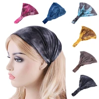 boho tie dye cotton headbands turban elastic head wrap for women girl hair accessories hair bands hair bandage