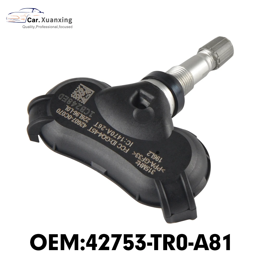42753TR0A81 датчик давления в шинах Система мониторинга TPMS 315 МГц для Honda Civic 2012 2014 42753 TR3