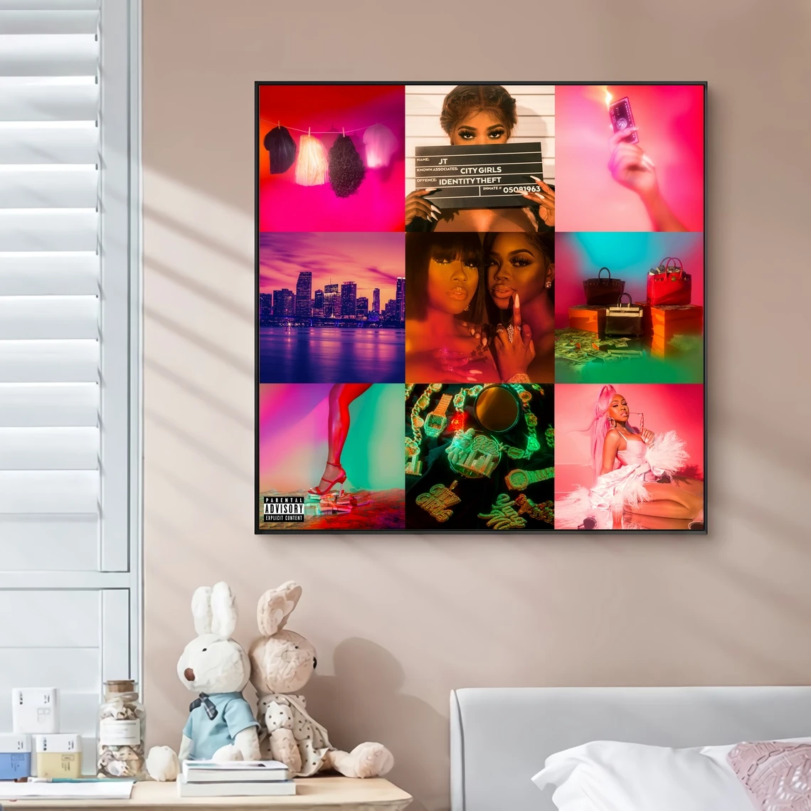

City Girls – ‘City On Lock’ Music Album Canvas Poster