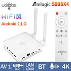 ТВ-приставка UGOOS AM7 Android 11 WiFi 6 Amlogic S905X4 AV1 4 Гб DDR4 32 ГБ ROM 1000M BT5.0 медиаплеер телеприставка vx AM6 PLUS