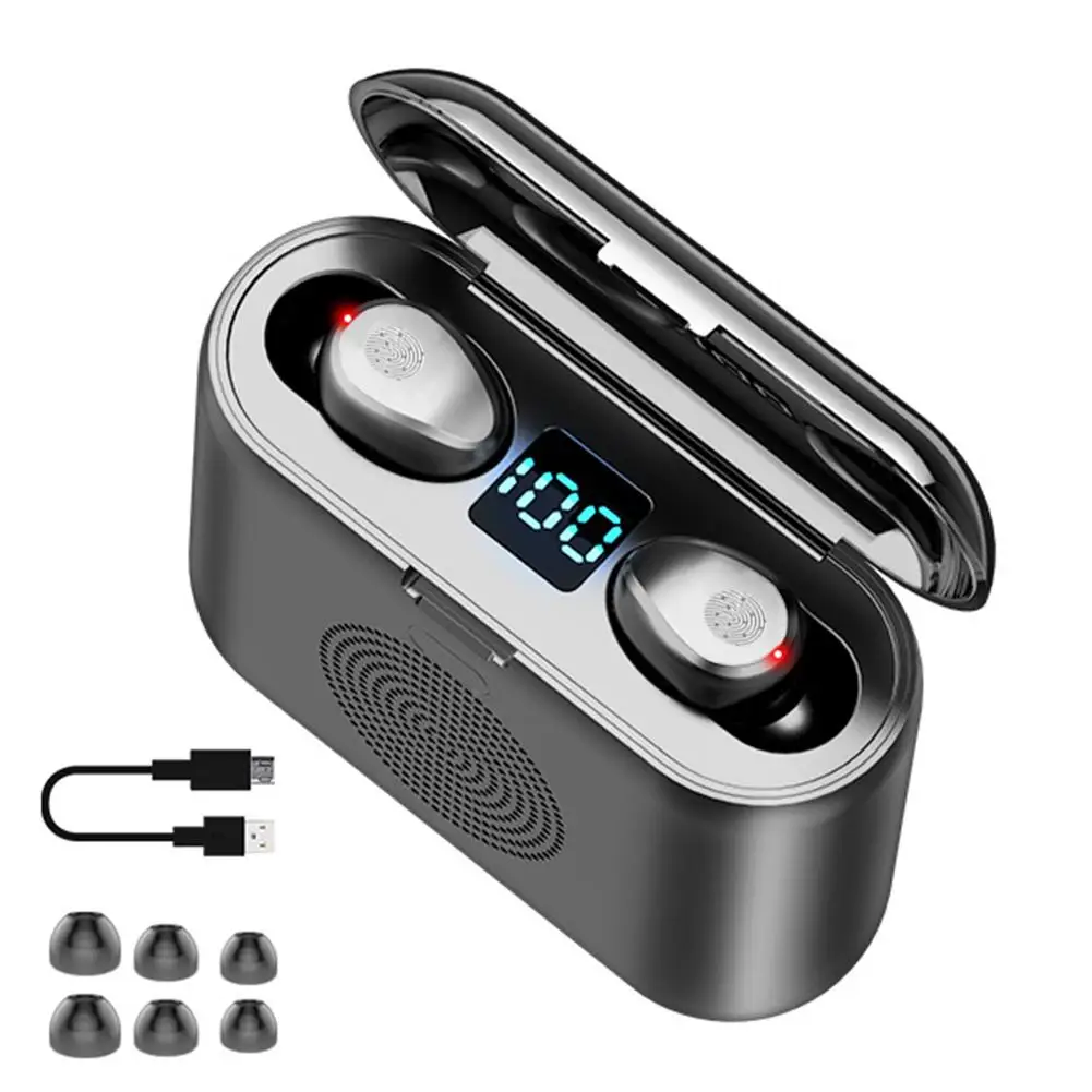 Беспроводные наушники F9 TWS Smart Touch Bluetooth 5 0 беспроводные наушники-вкладыши стерео
