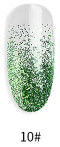 10 dark green 10 г блеск для ногтей пыль 12 цветов лазерный цветной блесток лак порошок Маникюр Валентина пигмент искусство советы - Цвет: 10 dark green