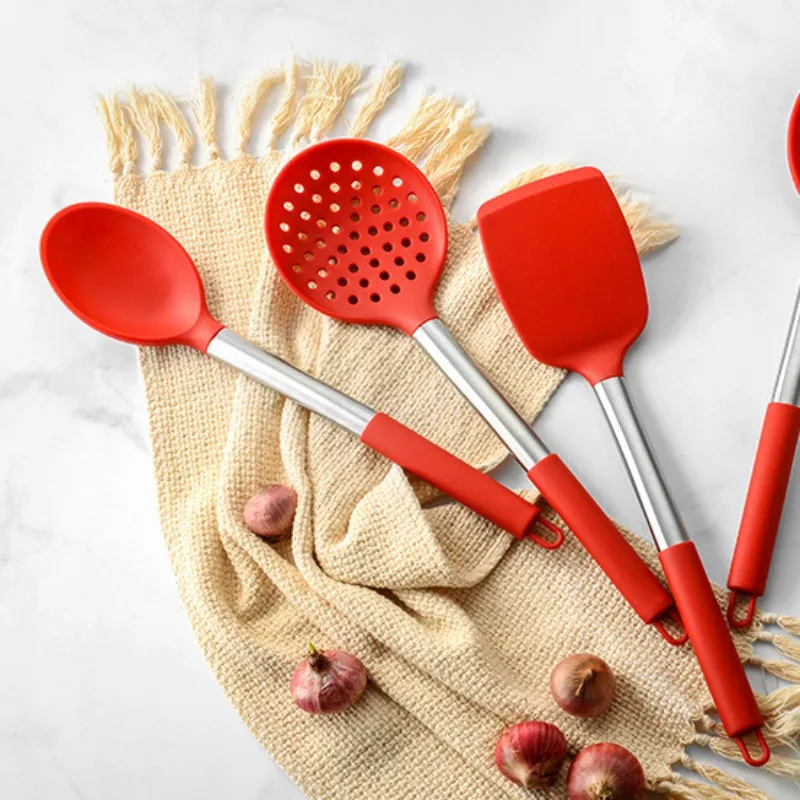 

Household garden kitchen supplies 2021 New Style Hot Sale Resistant, Non-stick Kitchen Tools Set For a variety of scenarios