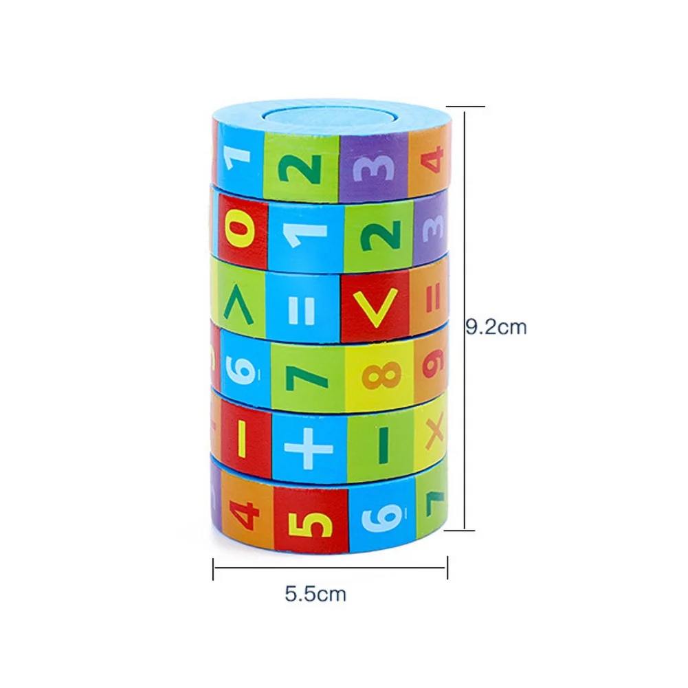 

Kid Addition Division Arithmetic Cylinder Puzzle Cube Teaching Aid Education Toy Puzzles Assembly Models Early Learning toys