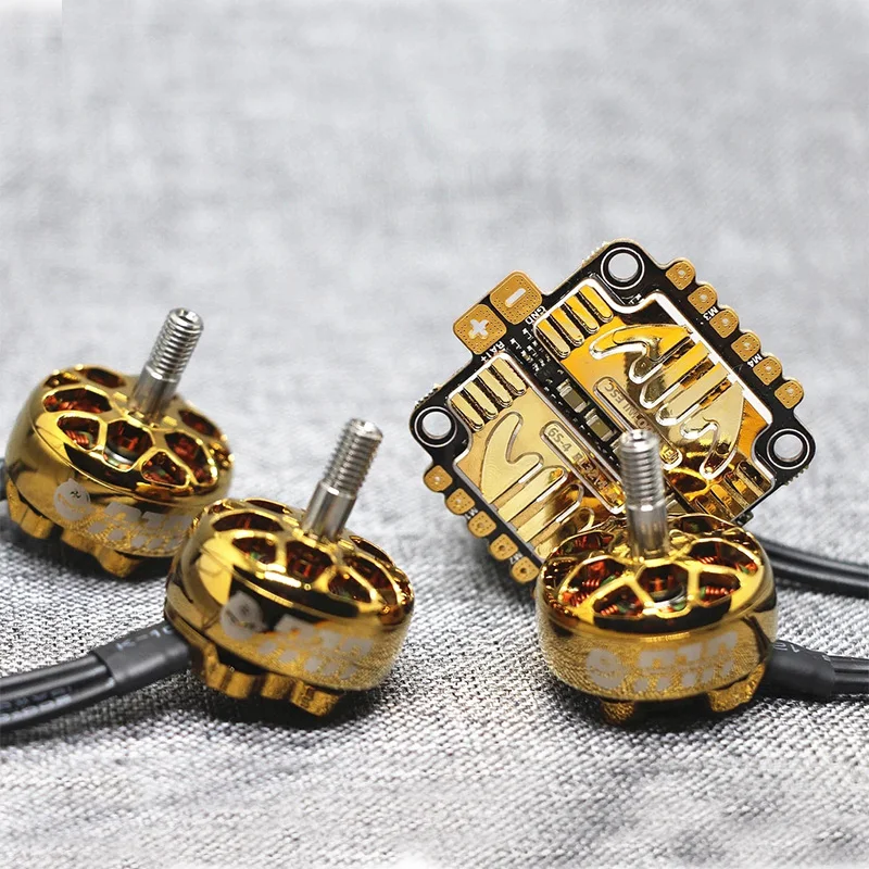 FLYWOO POWER COMBO N2207 2207 2-6S FPV Бесщеточный двигатель для RC &amp 50A PRO ESC BLheli_32 4 в1 бесщеточный