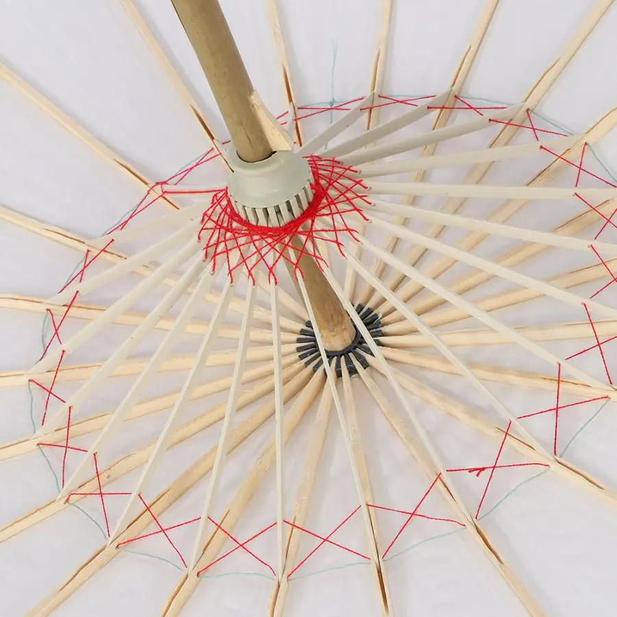 Классический бумажный зонтик белого цвета сделай сам декор для свадебвечерние