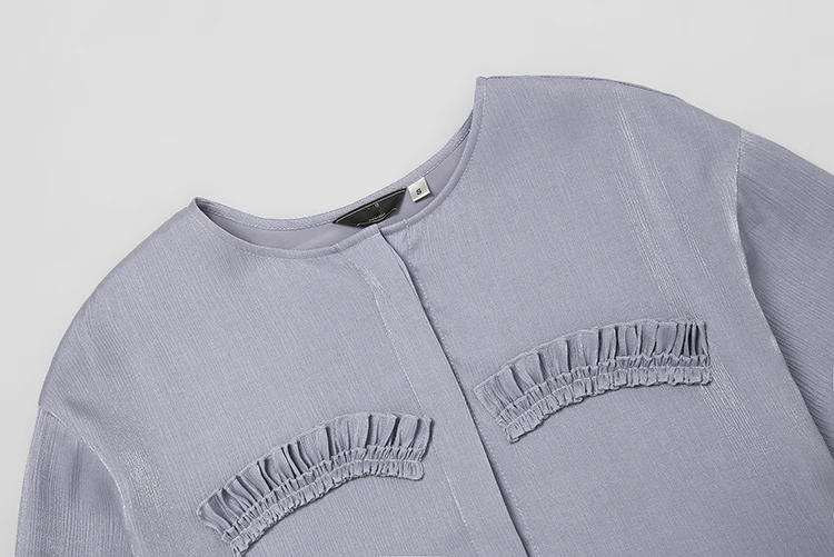 Элегантный женский комплект из двух предметов новая модная Повседневная Блузка