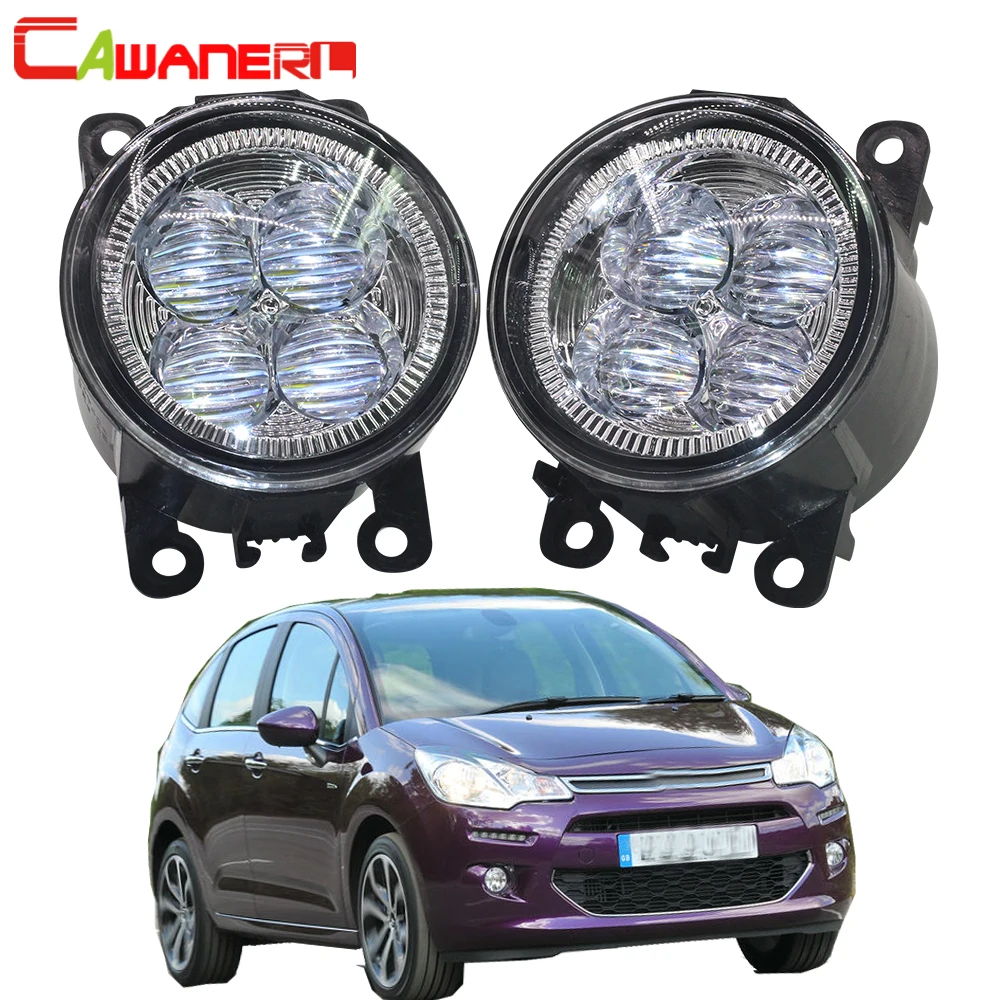 Cawanerl для 2005-2010 Citroen C3 FC _ хэтчбек передних светодиодный лампы Противотуманные фары