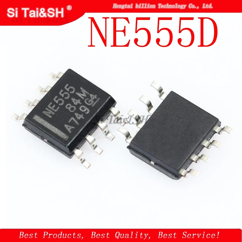 50 шт./лот NE555 NE555D 555 таймеры SMD NE SOP 8|Интегральные схемы| |