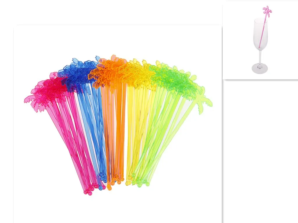 50 шт. миксер для коктейлей кокосовое дерево бар кувшин Смешанные палочки