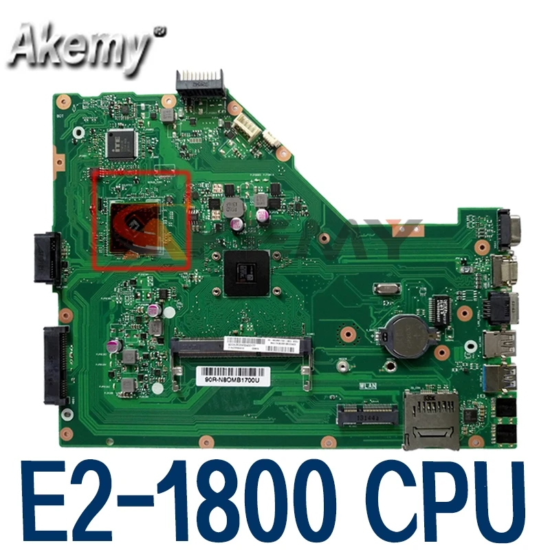 

Akemy X55U mainboard For ASUS x55 X55U Laptop Motherboard 100% Test OK E2-1800 CPU
