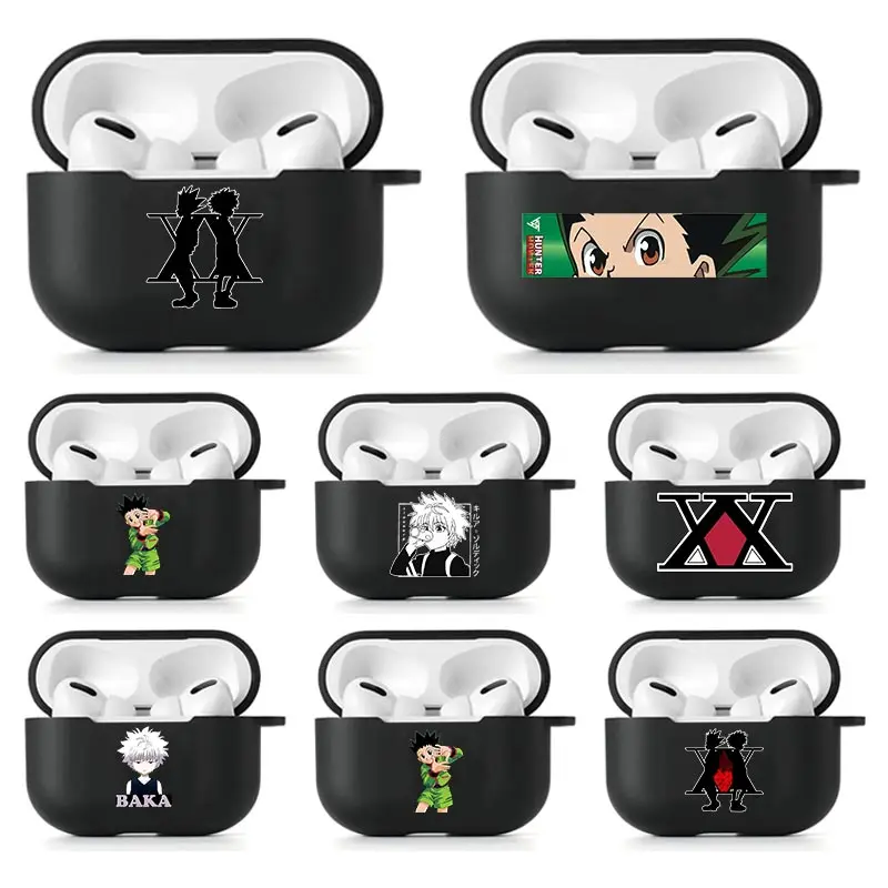 

Чехол для наушников Apple Airpods Pro, мягкий силиконовый чехол для беспроводных Bluetooth наушников, защитный чехол для аниме Hunter X Hunter