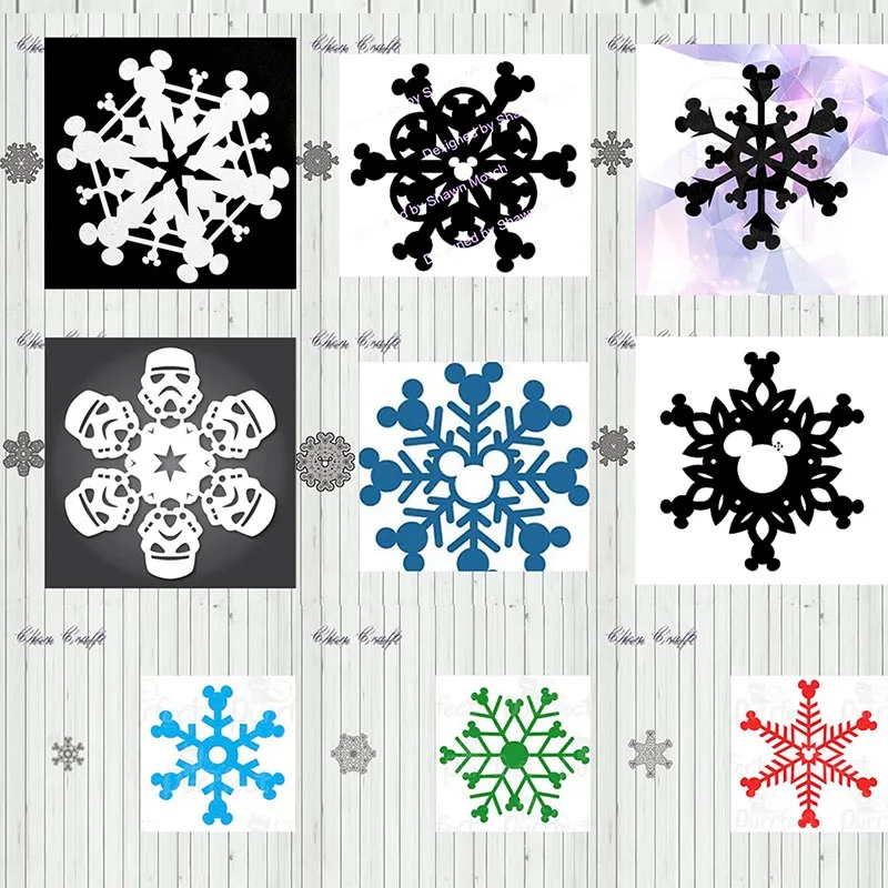 

Metal Cutting Dies snowflake Stencils Die Cut for DIY Scrapbooking Album Paper Card Embossing