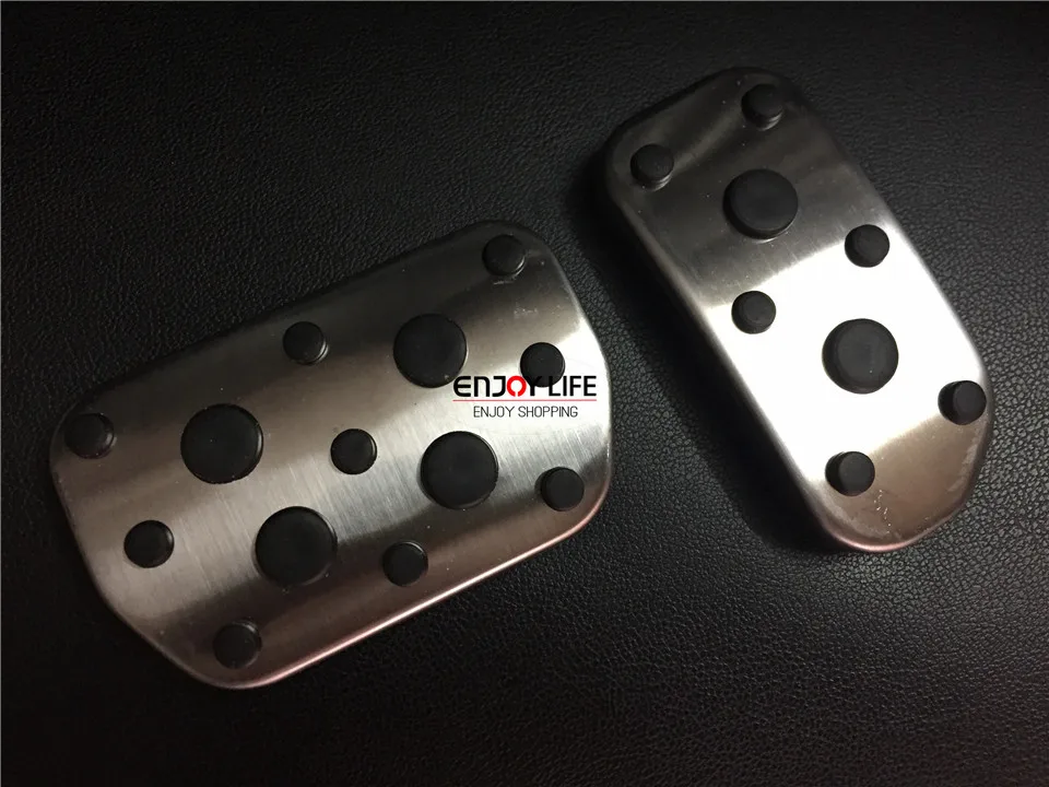 Набор накладок на педаль тормоза из нержавеющей стали для Toyota RAV4 2013 2014 2015 2016 2017 2