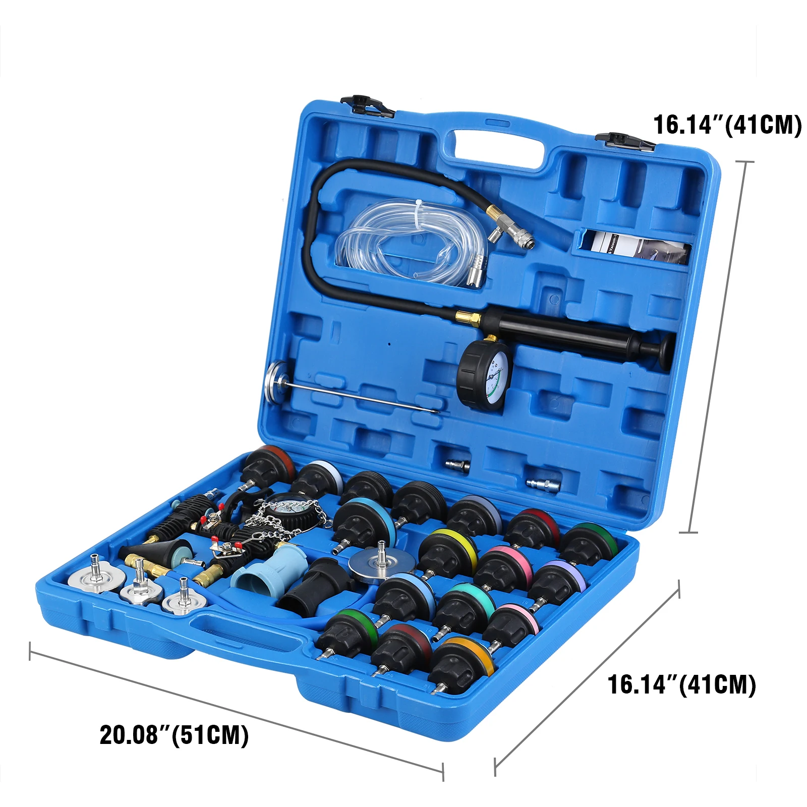 Мастер тестер давления радиатора охлаждения Samger 28 шт. с комплектами для