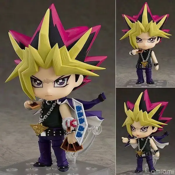 Q версия грустная 1069 # Yu Gi Oh Дуэль Монстры: Yami Yugi ПВХ фигурка модель игрушка в